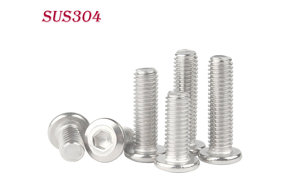 M3 Tornillos, Tornillos Cabeza Plana, Tornillos de Acero Inoxidable