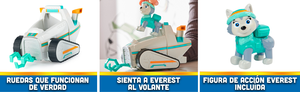 Quitanieves y figura Everest Patrulla Canina, Paw Patrol