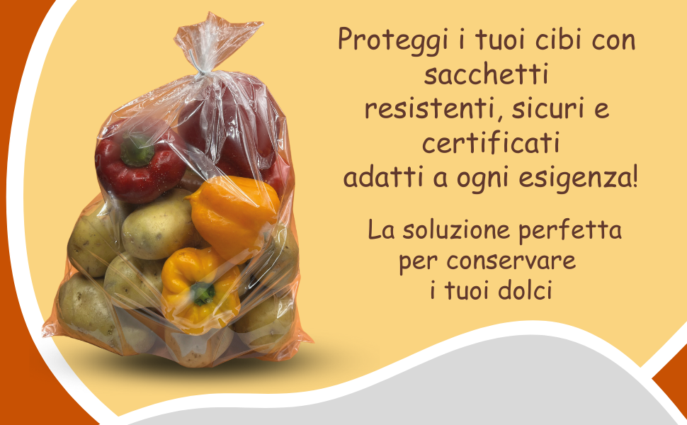 Bolsas de alimentos certificadas