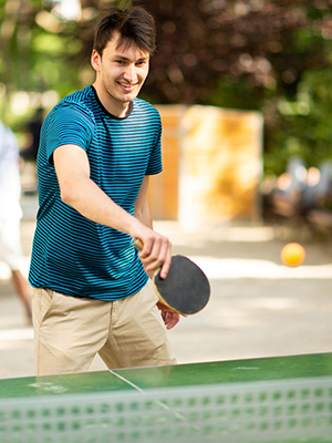 Idena - Juego de tenis de mesa para interiores y exteriores, diseño de ping pong