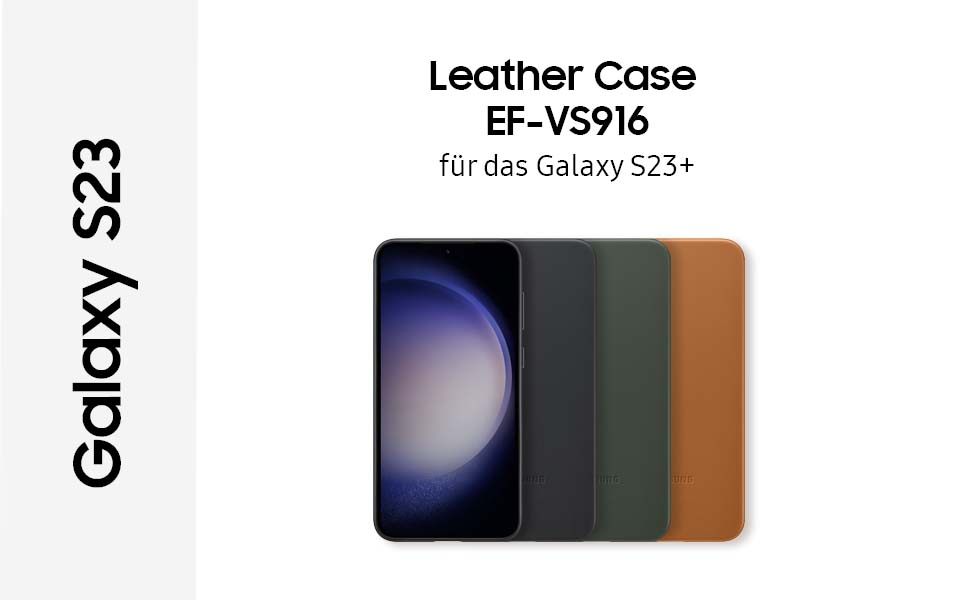 Funda de piel S23+