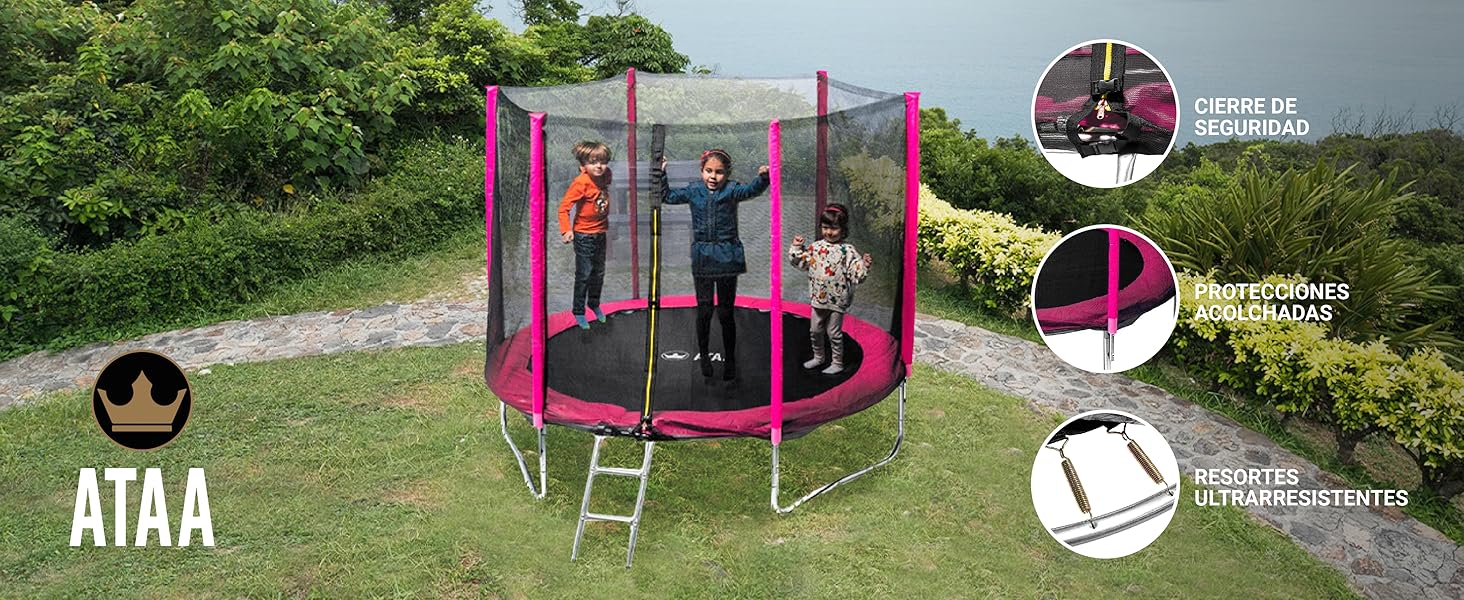 cama elástica, cama elástica para niños, cama elástica grande, trampolin para niños, trampoline