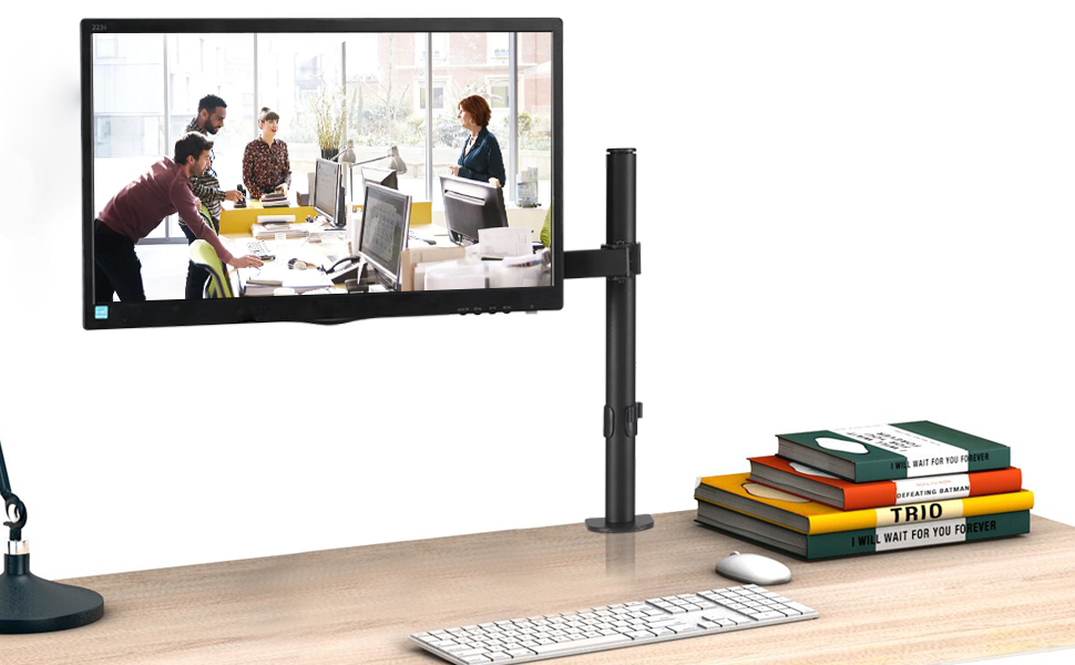 Montar el soporte del brazo del monitor