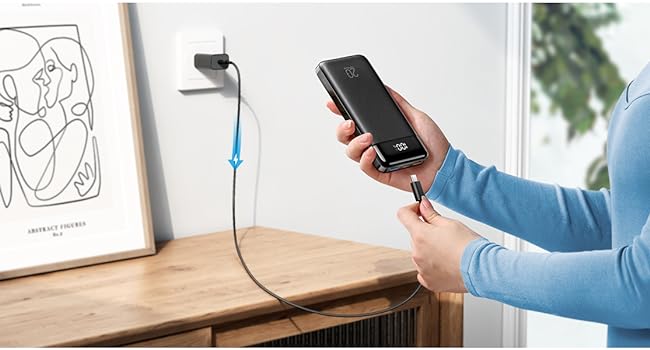 power bank with cable