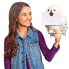 Wizarding World harry potter hary poter lechuza interactiva hedwig merchandising niños sonidos