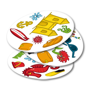 Dobble, Dobble Waterproof, Dobble Impermeable, Asmodee, Juego de cartas, Fun Fast Games, Zygomatic