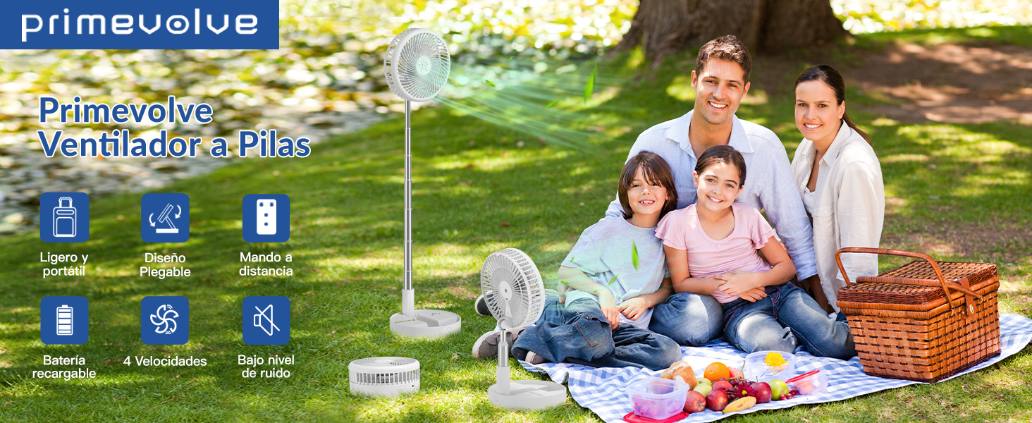 Ventilador de Pie Portátil