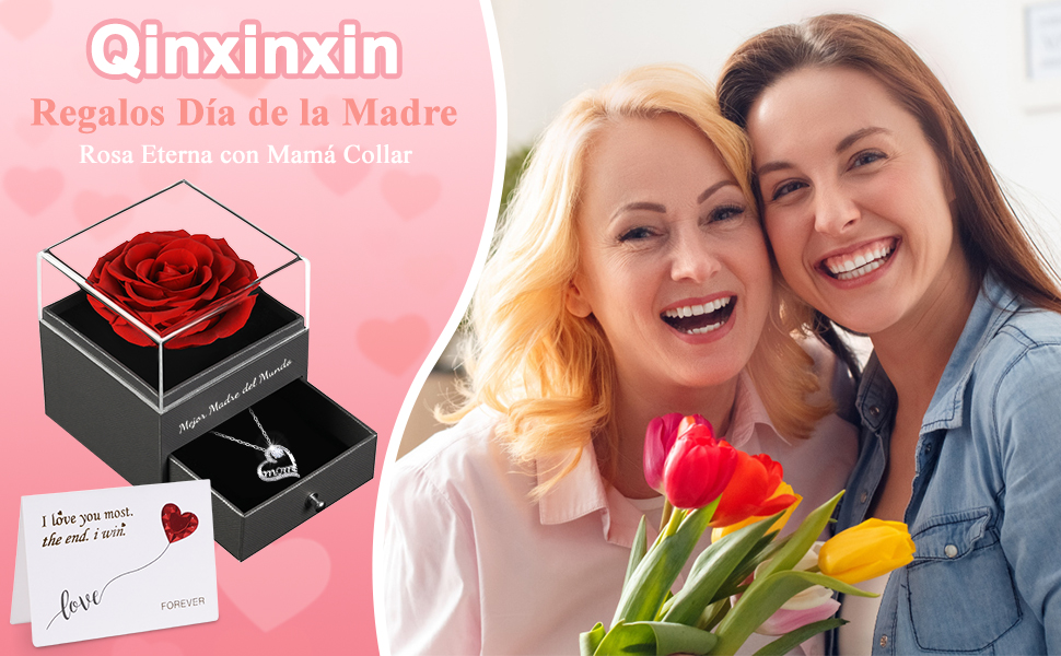 Rosa Eterna Regalo Originale para Mujer