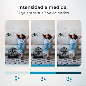 ventilador; Ventilador industrial; ventilador de suelo; negro; ventilador Cecotec; EnergySilence