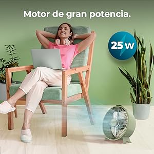 ventiladores; ventilador silencioso; fan; ventilador de mesa; ventilador cecotec; EnergySilence