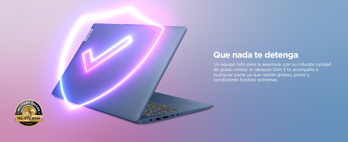 Lenovo IdeaPad Slim 3 Gen 8 imagen equipo resistente a condiciones extremas