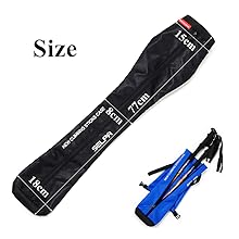 Bolsa para Aparejo de Pesca Impermeable Plegable con Hebilla de Tarjeta,Bolsas de Pesca 77cm