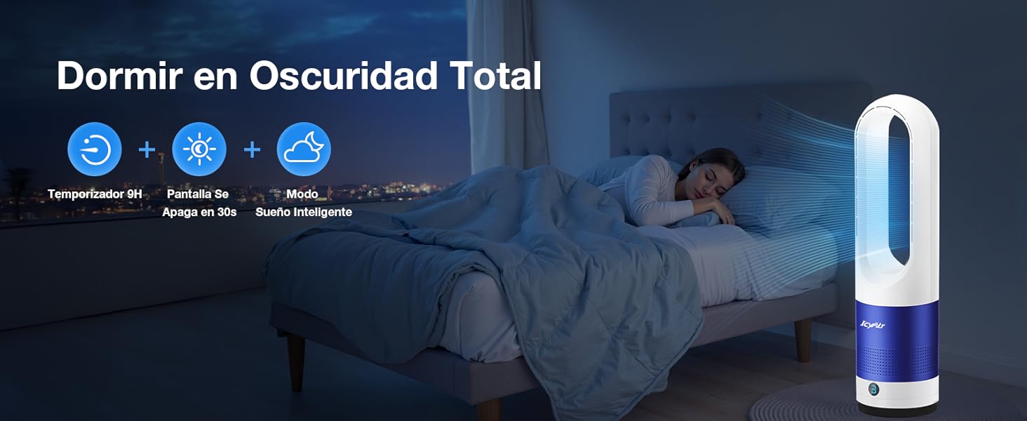 Ventilador de Torre sin Aspas de 55cm