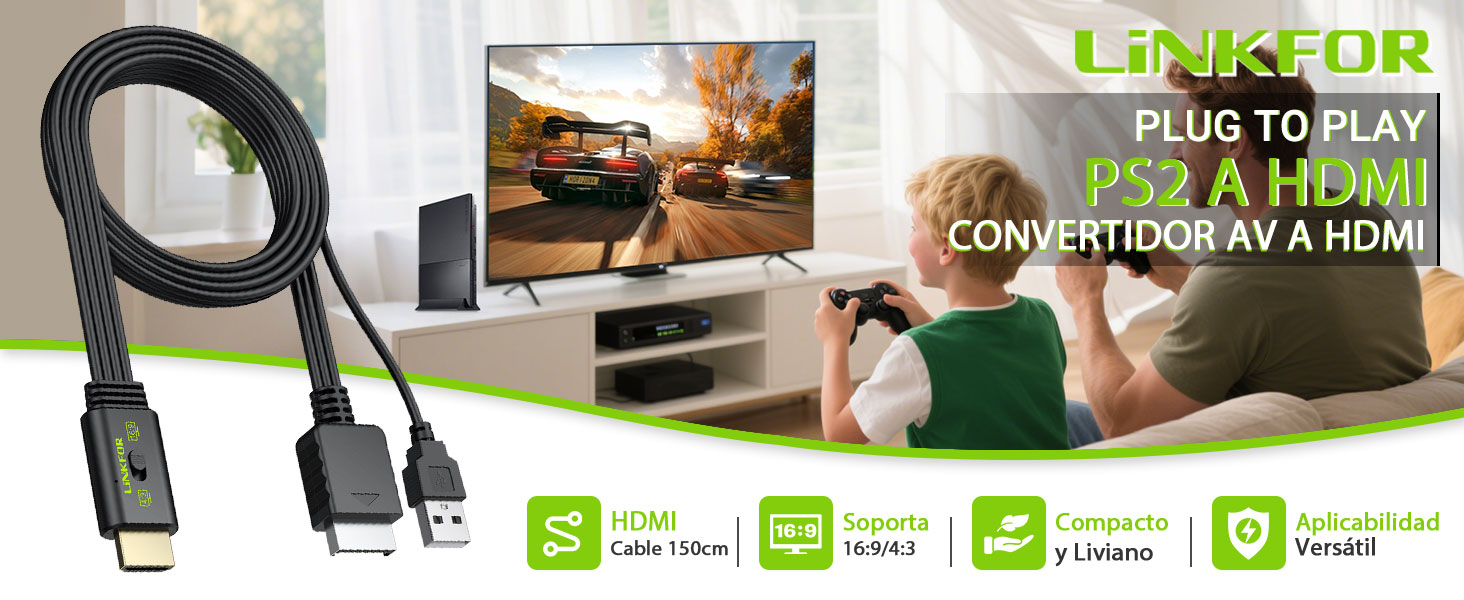 Convertidor aV a HDMi