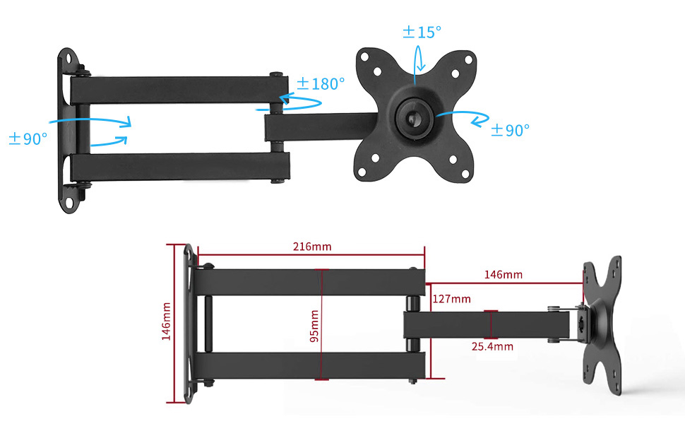 Soporte de pared para TV