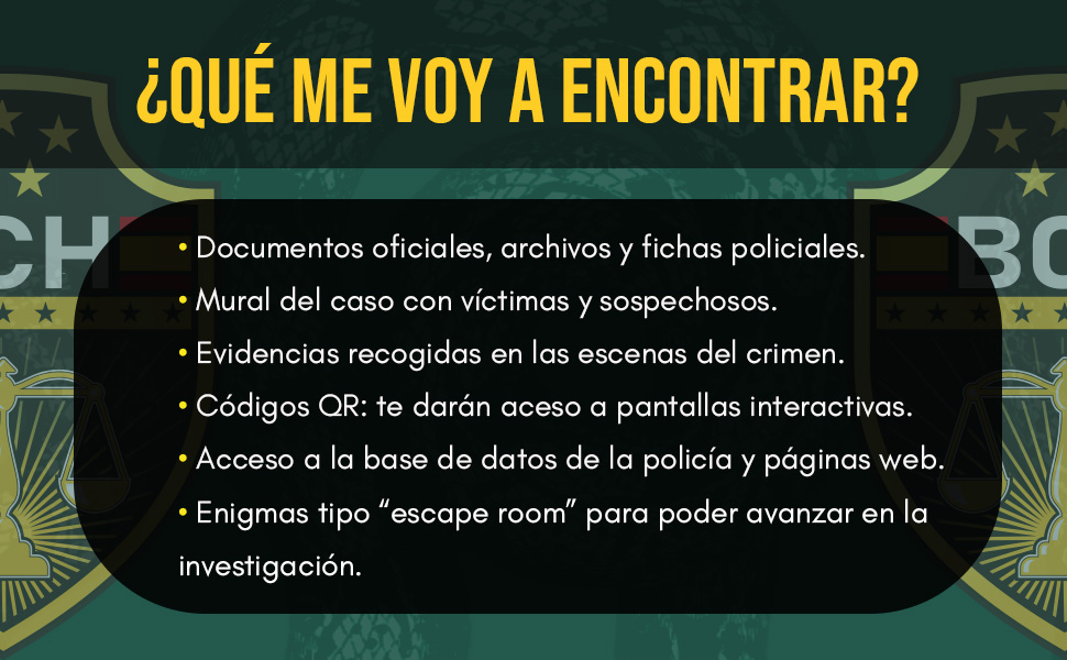Caso Cobra - Material