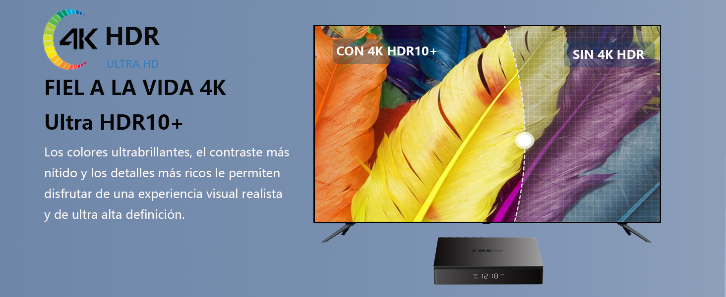 4K HDR tv box