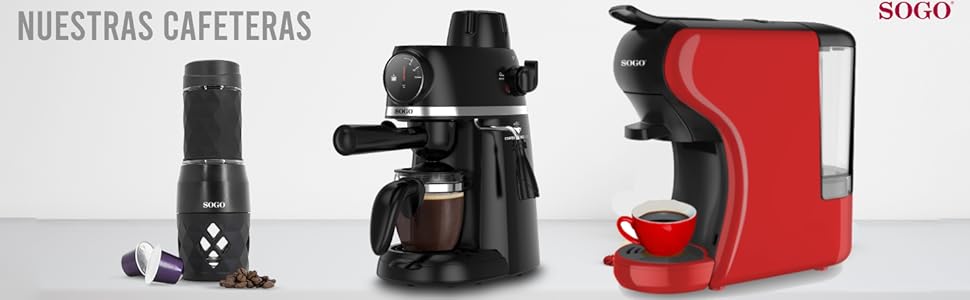Seleccion de Productos Cafetera de la Marca Sogo