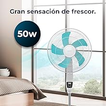 ventiladores de pie; ventiladores; ventilador silencioso; ventilador cecotec; EnergySilence 500