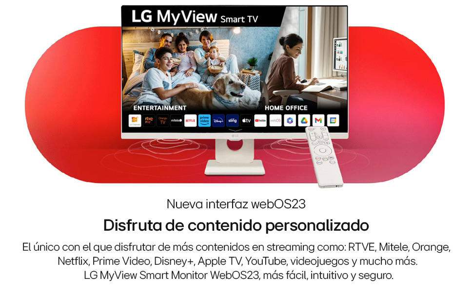 Lg, monitor, monitor ordenador, monitor SR50F-W, 27", 35"