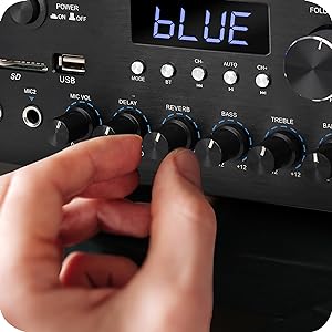 Amplificadores Potencia Sonido Audio Estéreo Bluetooth Inalámbrico Compacto Digital Sistema