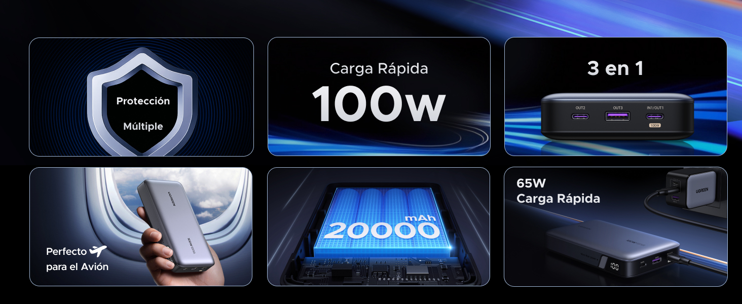 banco de energía macbook 20000mah