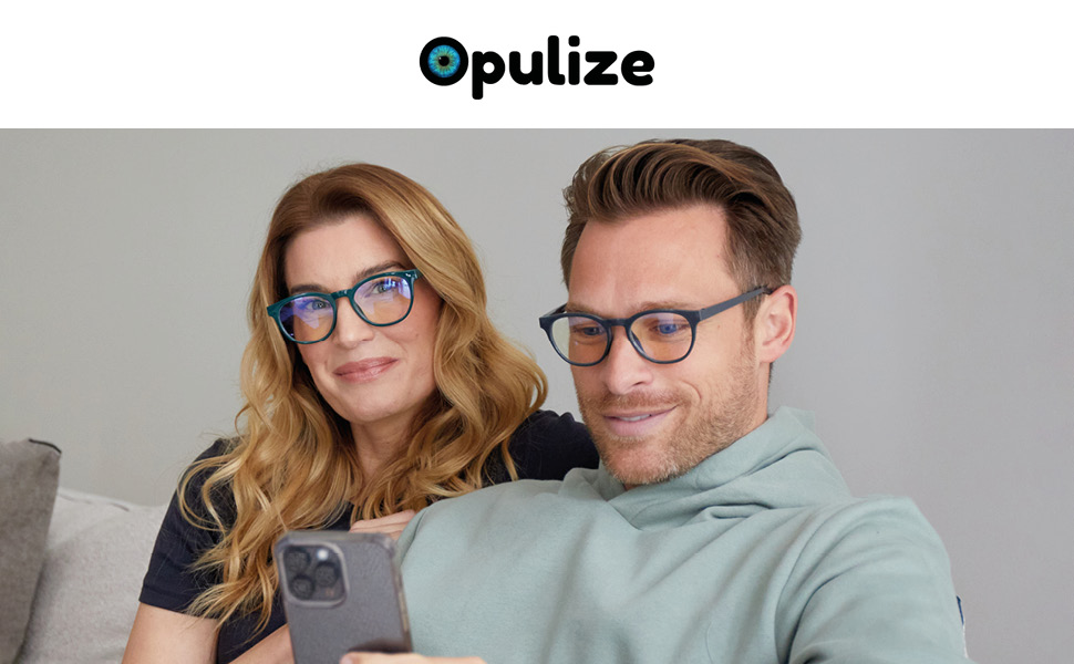 Opulize, Gafas bloqueo de luz azul, Gafas de Lectura, Variedad de colores y estilos, Packs Múltiples