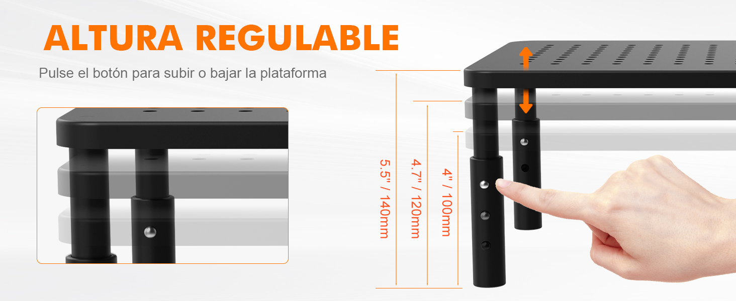 soporte portátil giratorio