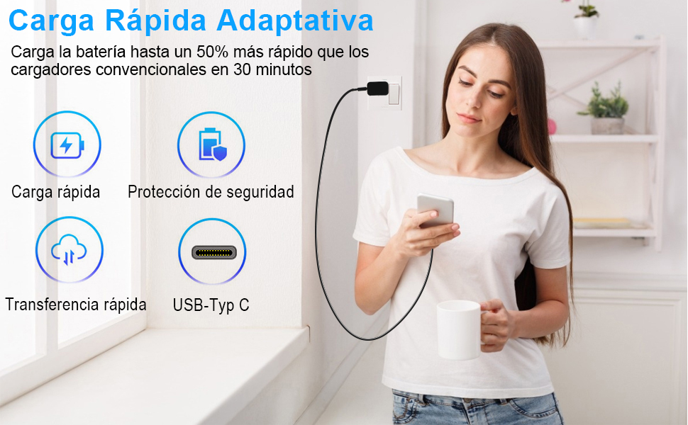 cargador s10 plus tipo c