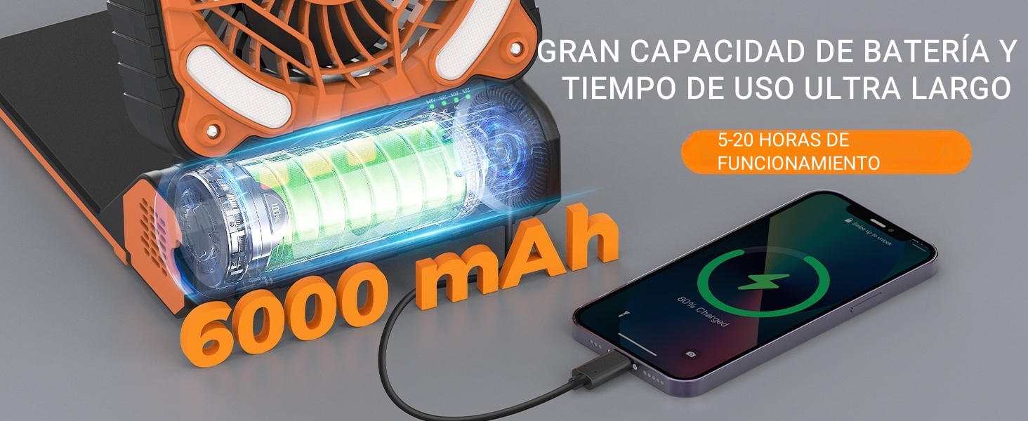 Ventilador de Acampar