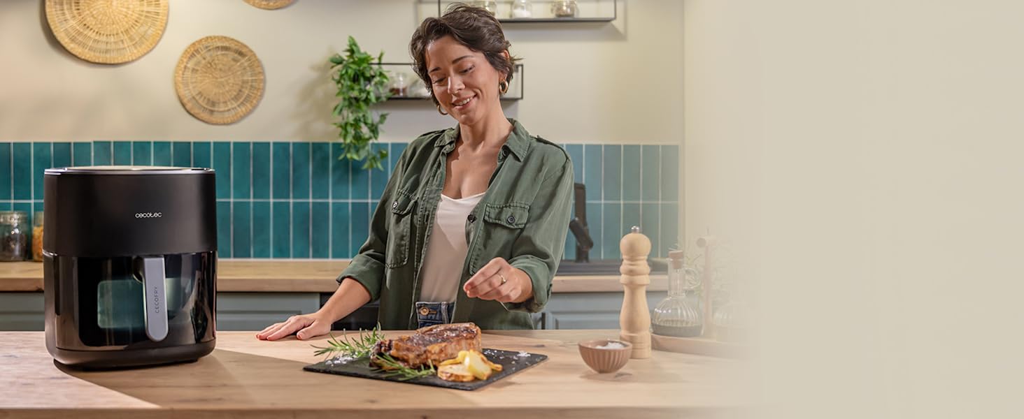 freidora de aire; air fryer; freidora sin aceite; freidora de aire Cecotec; Cecofry; freidora aire