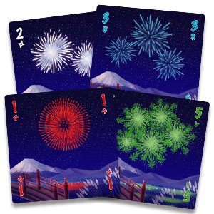 hanabi, juego de cartas, asmodee, party game, cooperativo, cocktail pocket games