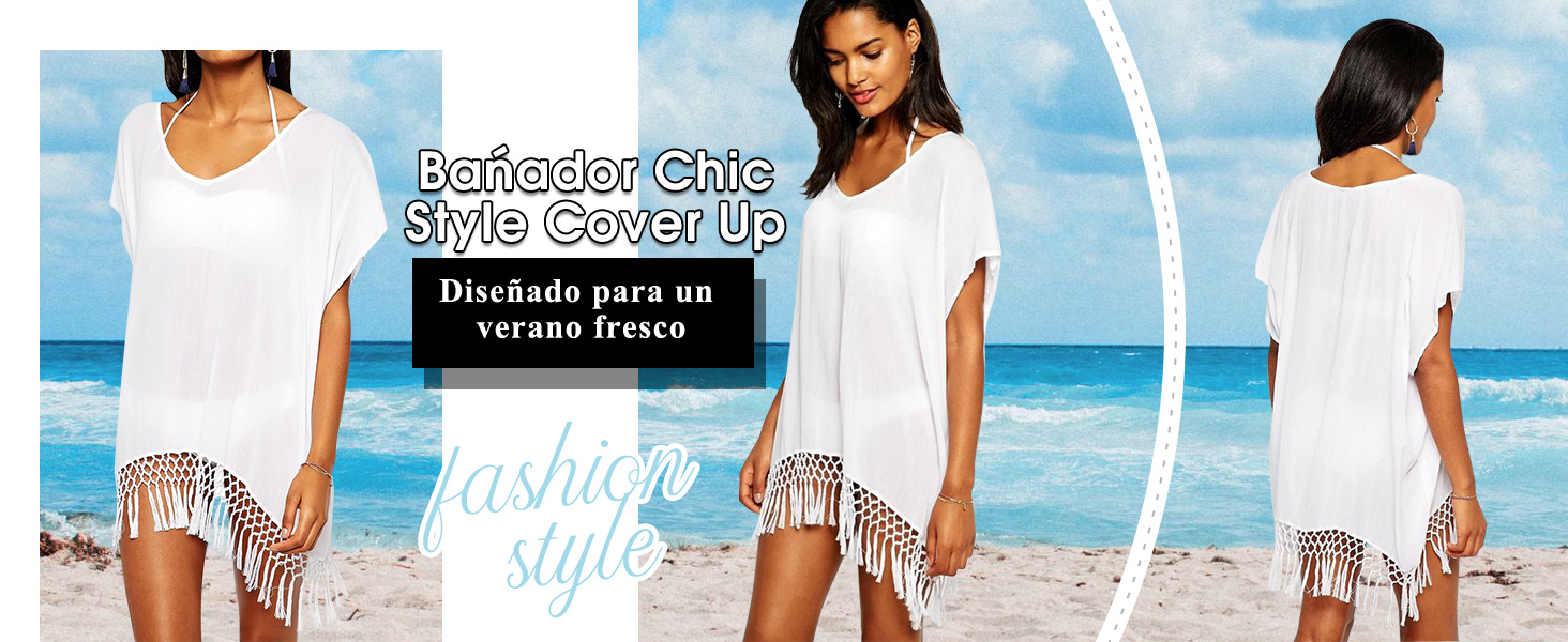 vestido playa mujer