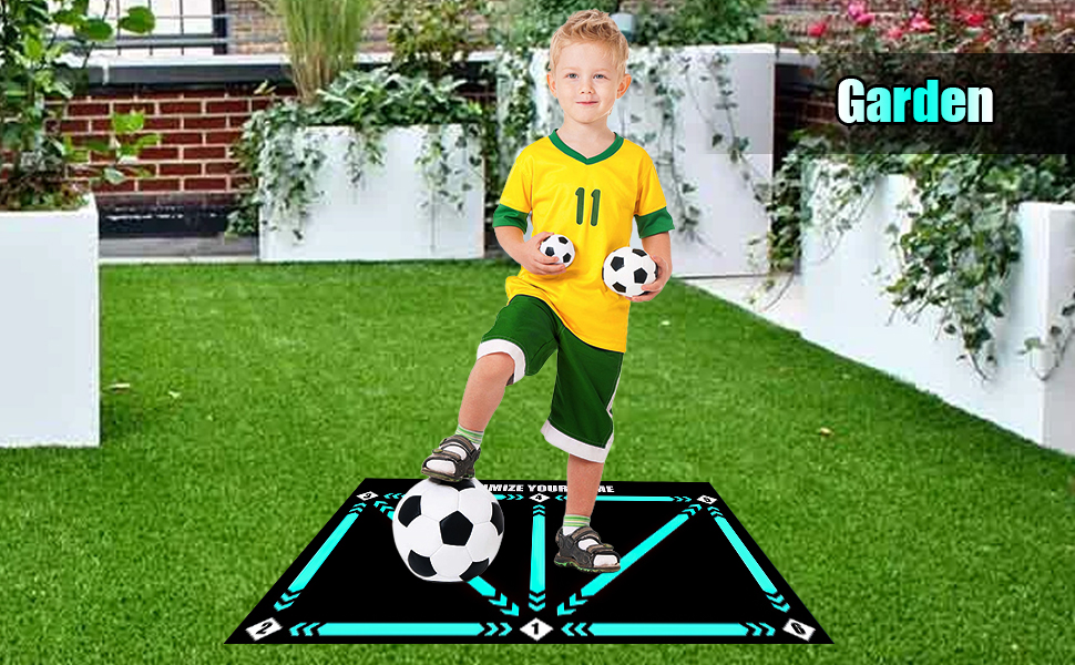 Football step training mat