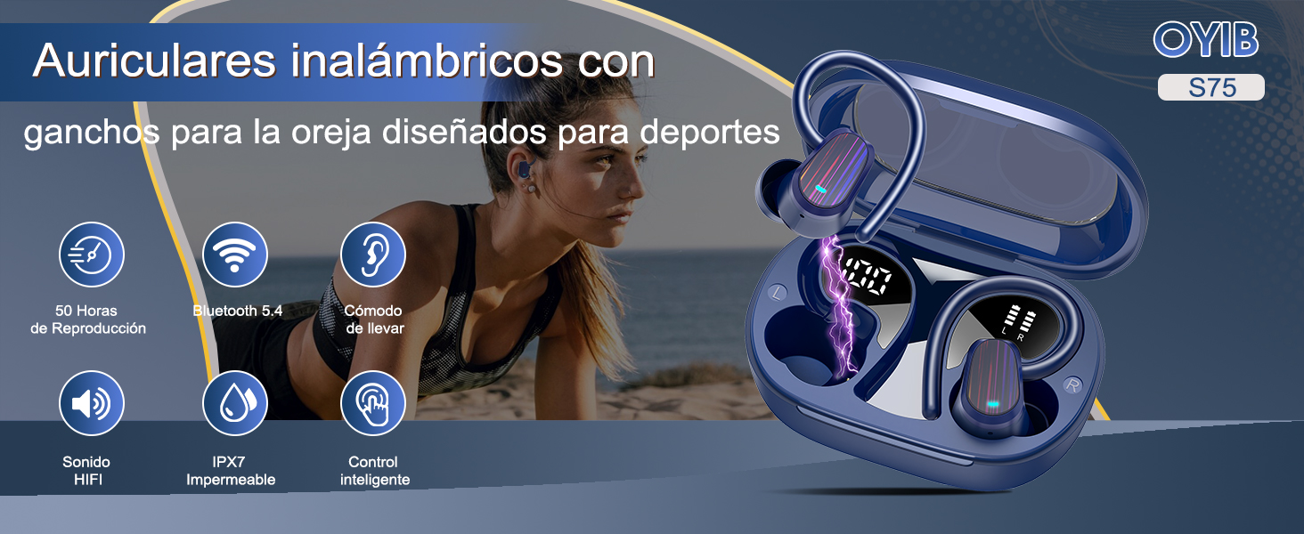Auriculares inalambricos Deportivos