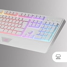kit gamer combo pc ratón con cable teclado gamer completo ergonómico reposamuñecas gaming keyboard