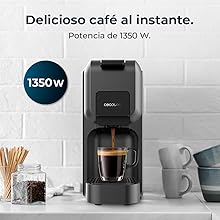 cafetera; cafetera superautomática; cafetera Cecotec; cafetera capsulas; FreeStyle Compact Black