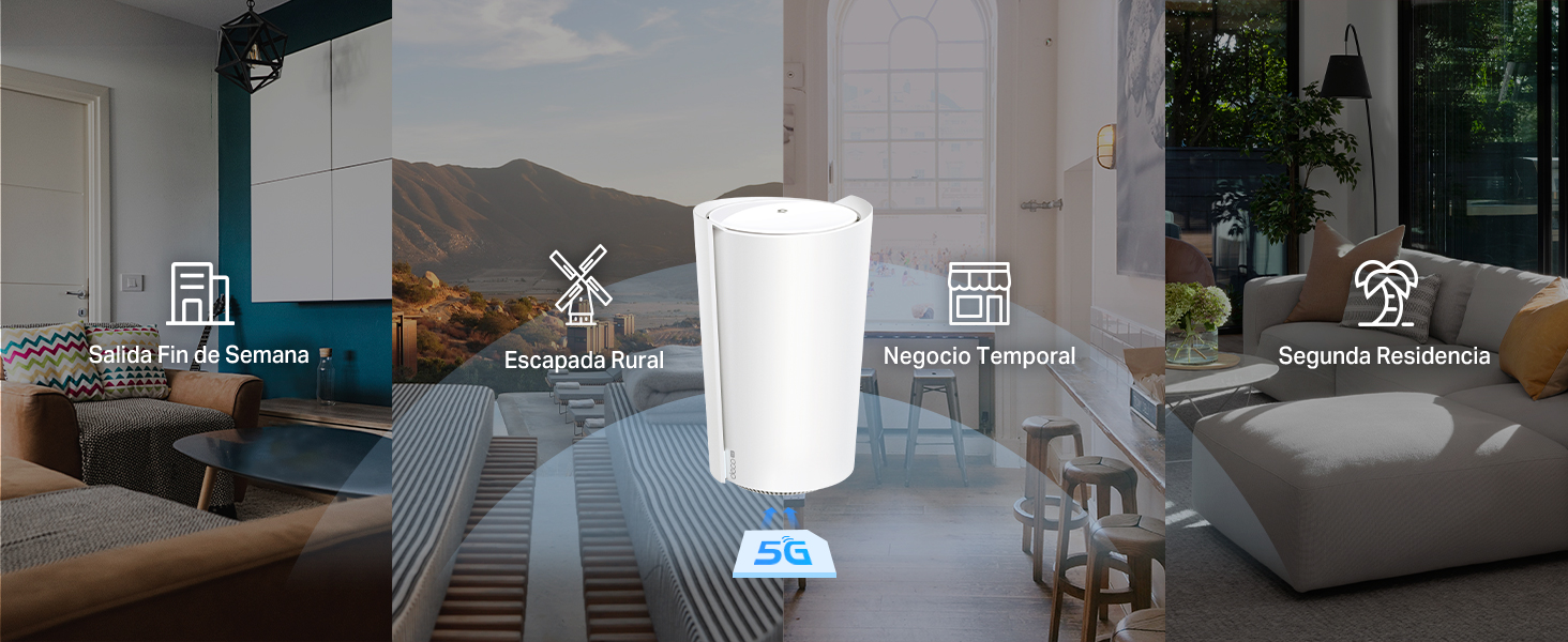 Deco X50-5G - Sistema Wi-Fi 6 Mesh AI AX3000 5G
