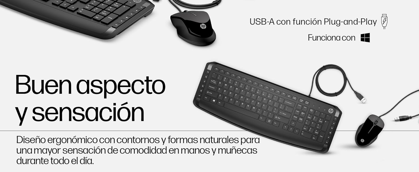Teclado y ratón HP Pavilion 200