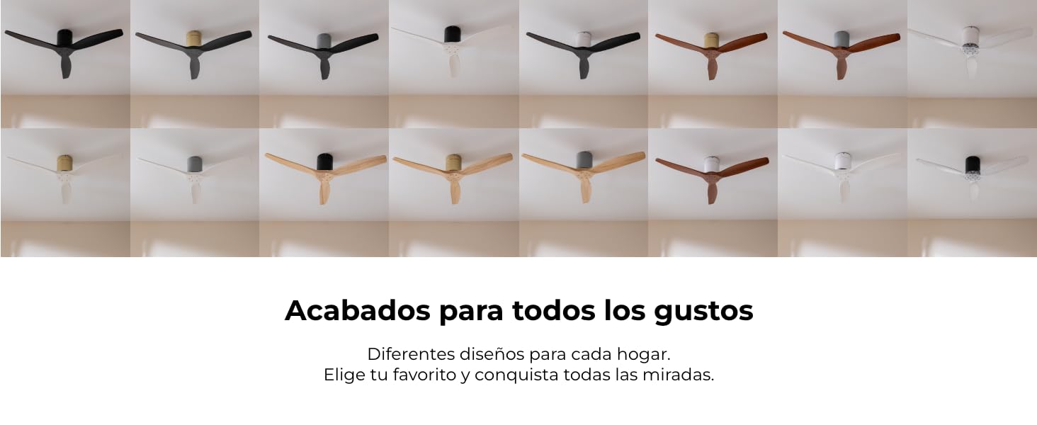 ventilador de techo con luz led ventiladores lampara aspas silencioso dormitorio Cecotec ceiling fan