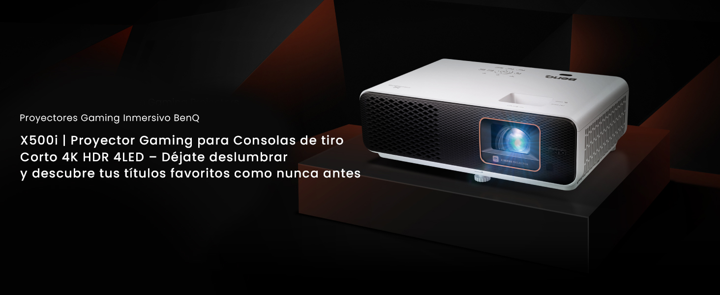 El proyector gaming inmersivo BenQ X500i transforma tu dormitorio en una zona gaming