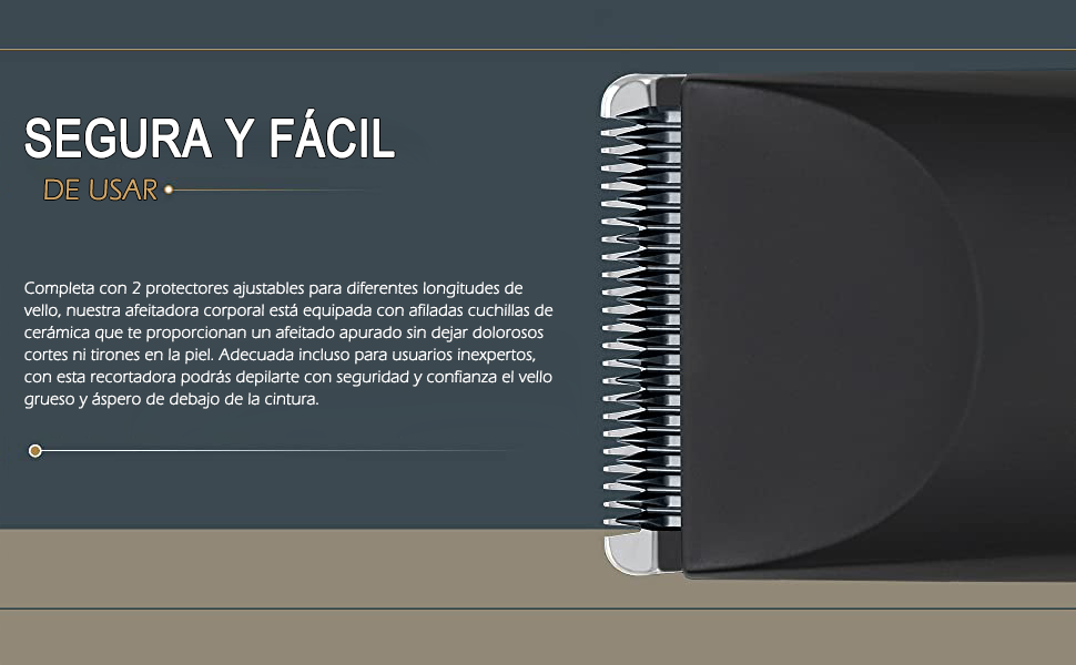 depiladora corporal hombre