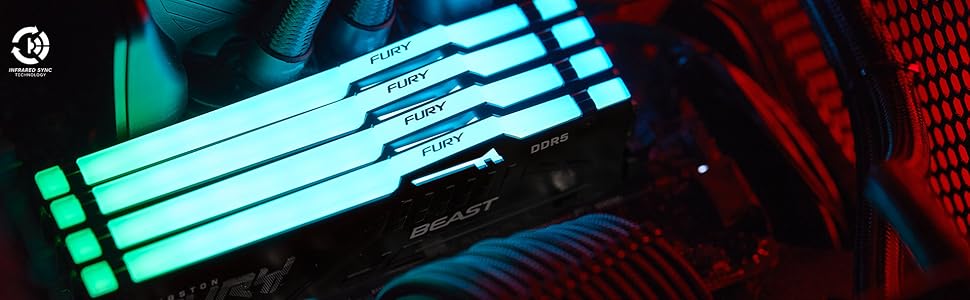 FURY Beast DDR5 RGB white