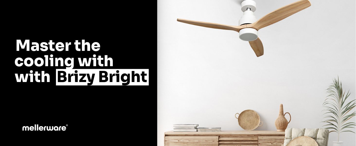 Ventilador de Techo Brizy Bright - Mellerware