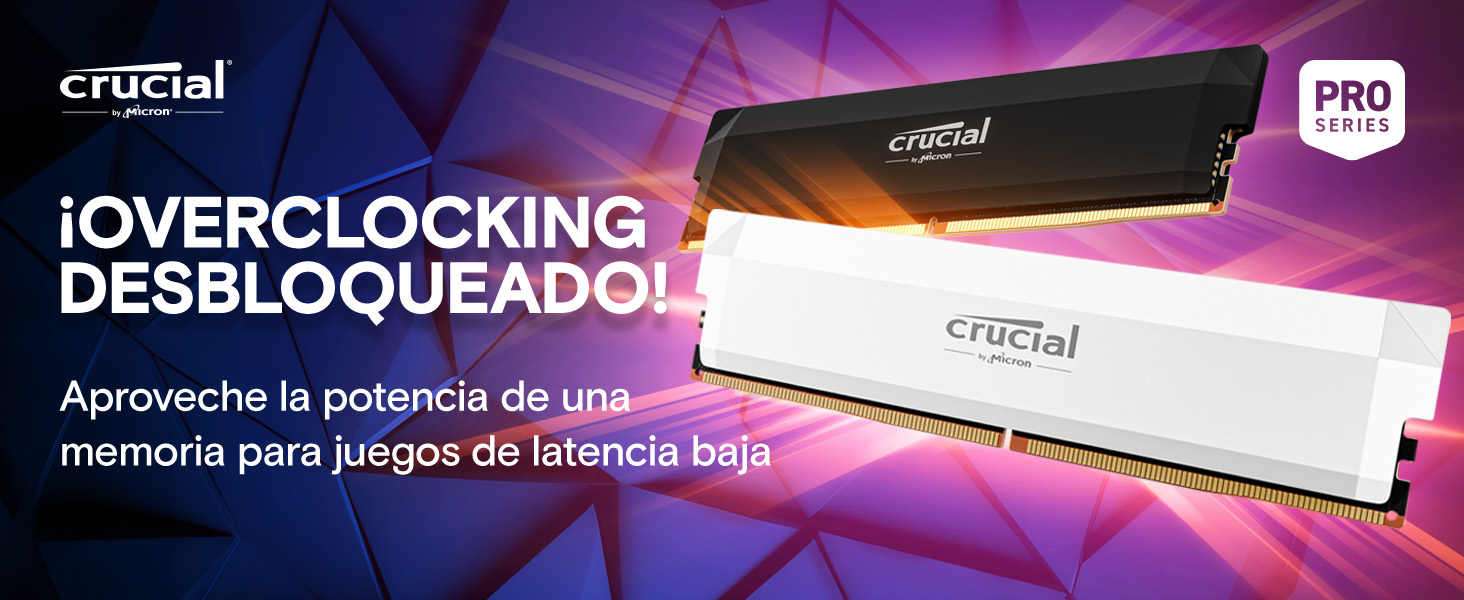 Crucial DDR5 Pro Overclocking Negro