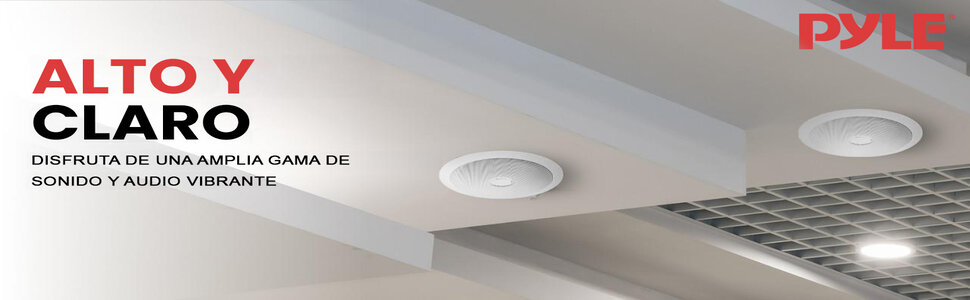 Altavoces Woofer Sistema Sonido Techo Pared Estéreo Empotrado Bass 2-vías