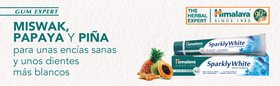 Himalaya Herbals Sparkly White Herbal Vegetarian Toothpaste - 75ml