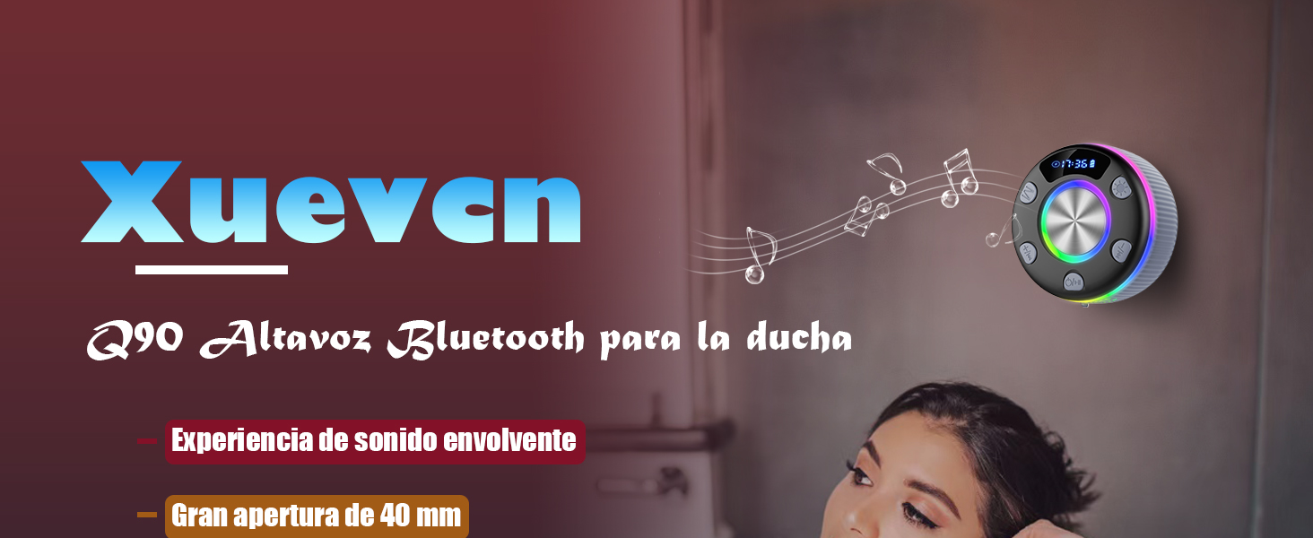 Altavoz Ducha Bluetooth
