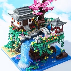 Yushinv Juego de construcción de árbol de Cerezo en Flor con Caja de Regalo