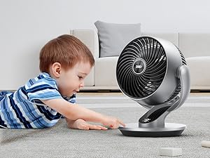 Dreo Ventilador de mesa silencioso 28 dB